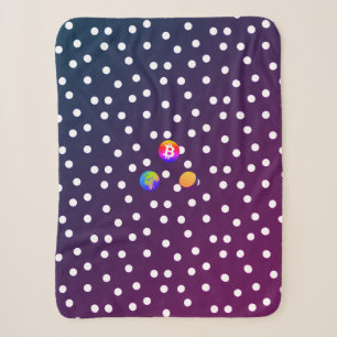 Bitcoin Solar System Sherpa Blanket