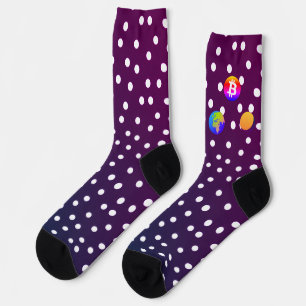 Bitcoin Solar System Socks