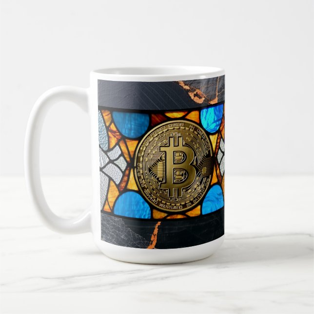 Bitcoin Speciality Coffee Mug (Left)