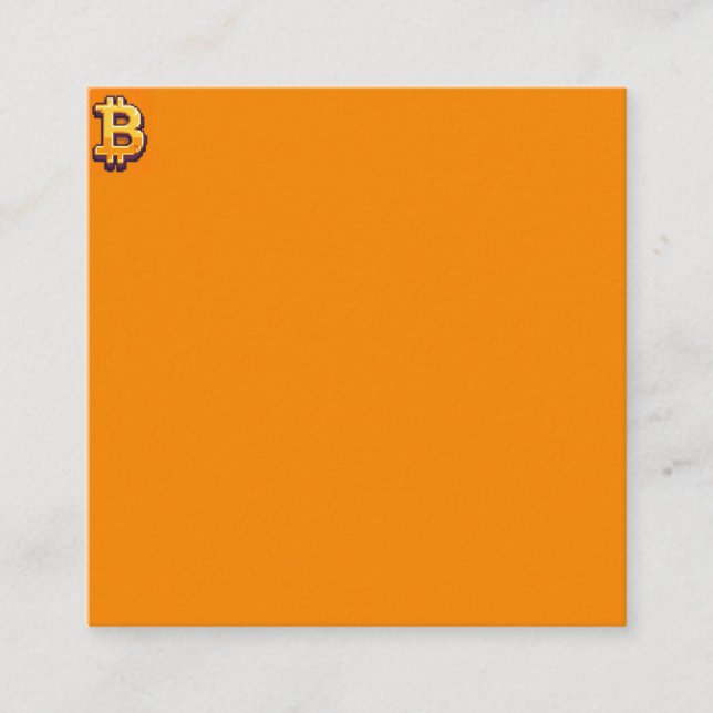 Bitcoin Square Business Card (Front)
