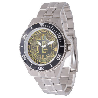 Bitcoin Stainless Watch