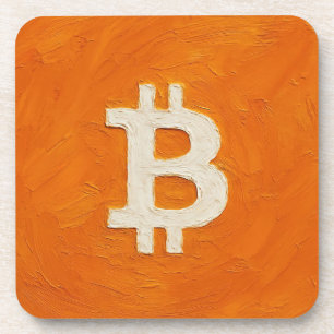 Bitcoin Standard (Oil, Style: 1) Coaster