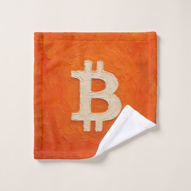 Bitcoin Standard (Oil, Style: 3) Wash Cloth (Wash Cloth)