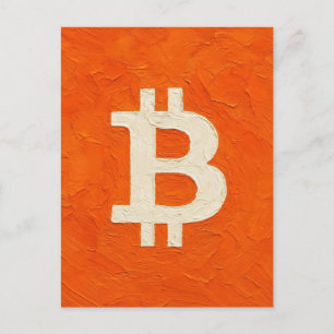 Bitcoin Standard (Oil, Style: 4) Postcard