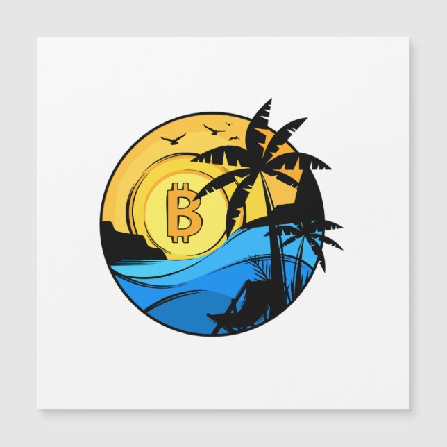 Bitcoin Summer - Crypto coin (Front)