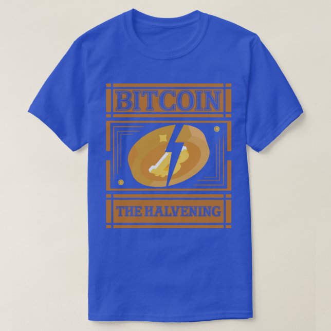 Bitcoin the halvening T-Shirt (Design Front)