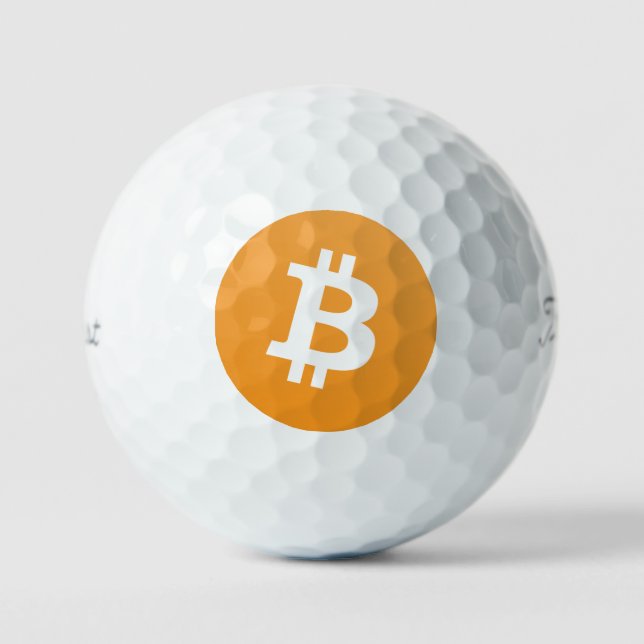 Bitcoin Titleist Pro V1 Golf Ball (Front)
