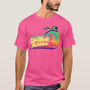Bitcoin To The Moon Astronaut Apparel Crypto Inves T-Shirt