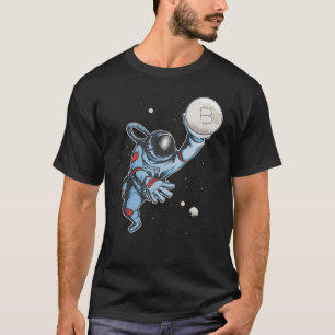 Bitcoin to the moon Astronaut T-Shirt
