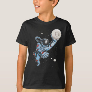 Bitcoin to the moon Astronaut T-Shirt