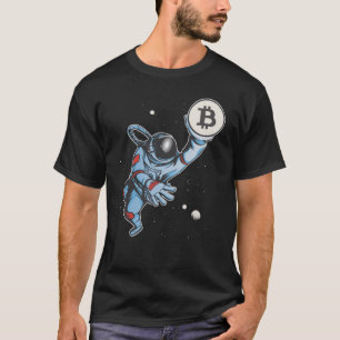 Bitcoin to the moon Astronaut T-Shirt
