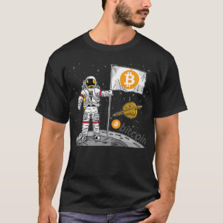 Bitcoin To The Moon Dabbing T-Shirt