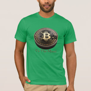 Bitcoin to the Moon: Wear the Future of Crypto  T-Shirt