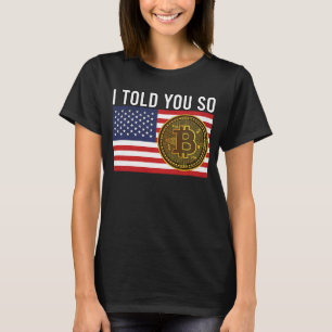 Bitcoin Trader Crypto Asset for Patriotic Stock Tr T-Shirt