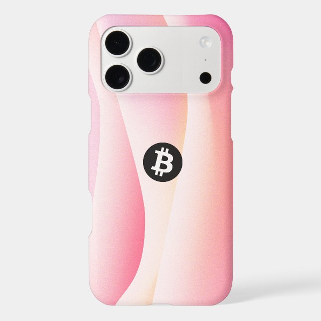 Bitcoin Wave (Pink) (Back)