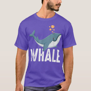 Bitcoin Whale Rich Cryptocurrency To The Moon T-Shirt