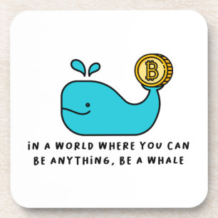 Bitcoin Whale T-Shirt Coaster