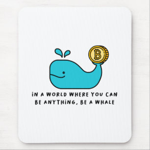 Bitcoin Whale T-Shirt Mouse Mat