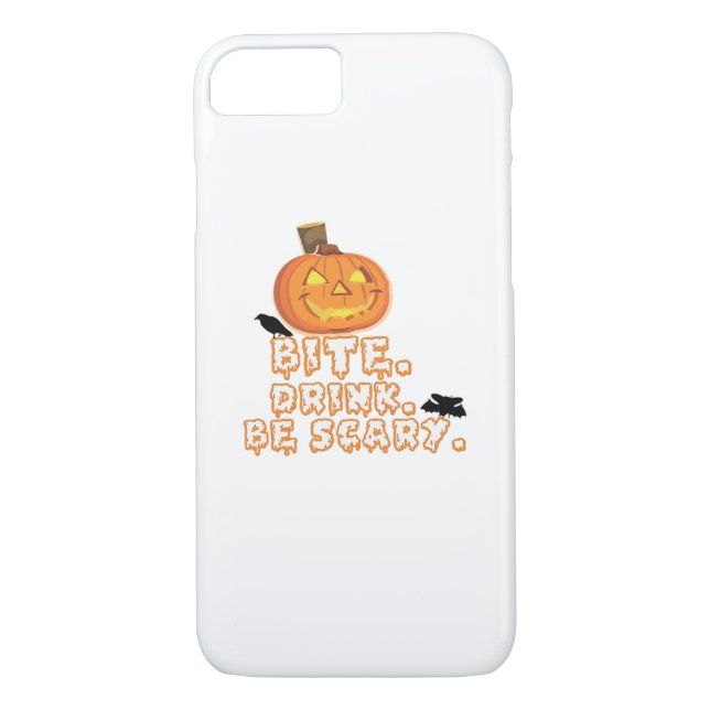 Bite Drink Be Scary Halloween Case-Mate iPhone Case (Back)