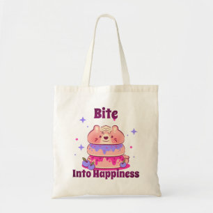 Bite Into Happiness  Tote Bag