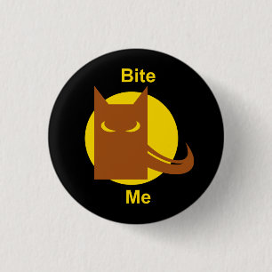 Bite Me 3 Cm Round Badge