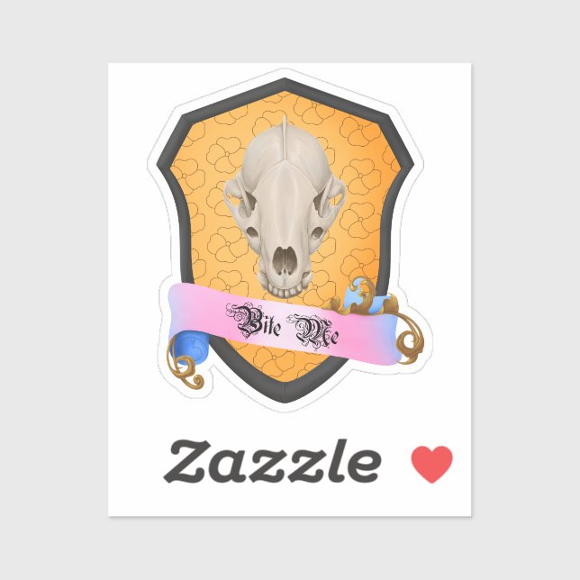 Bite Me Badger Skull (Sheet)