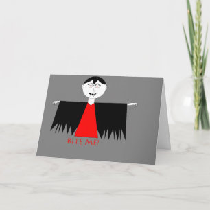 "Bite Me" Birthday Card