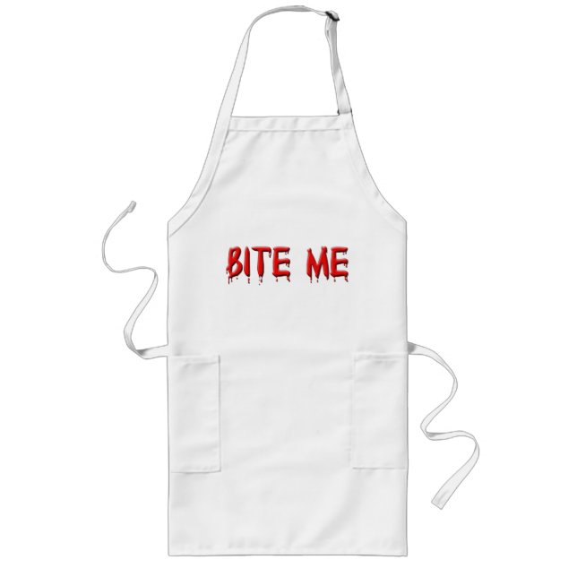 Bite Me Blood Apron (Front)