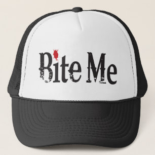 Bite Me (Blood) Trucker Hat