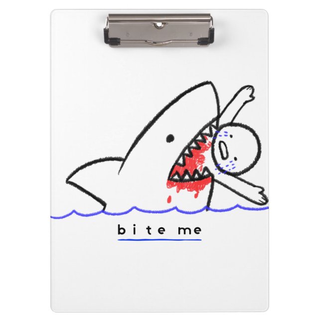 Bite Me Clipboard (Front)