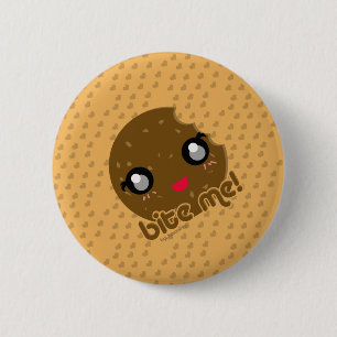 Bite Me! cookie edition 6 Cm Round Badge