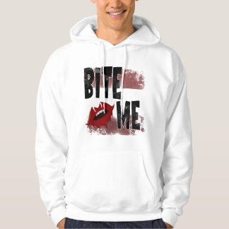 Bite me - Cool Quote - Halloween - Bat Hoodie