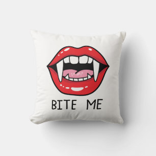 Bite me cushion