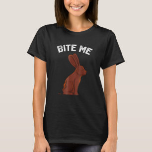 Bite Me Easter Bunny Joke Meme Men Women Kids T-Shirt