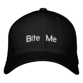 Bite Me Embroidered Hat