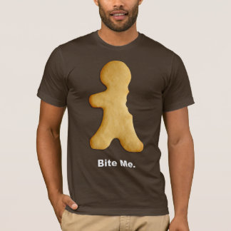 "Bite Me" Gingerbread Man T-Shirt