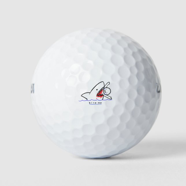 Bite Me Golf Balls (Front)