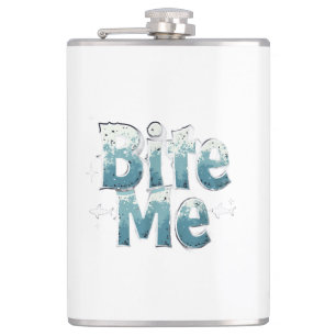 Bite Me Hip Flask
