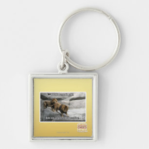 Bite me is just an expression! key ring