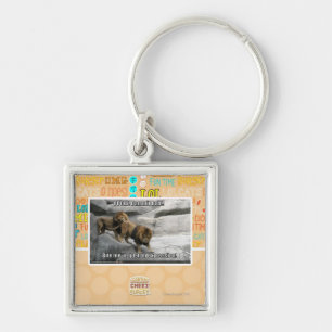 Bite me is just an expression! key ring