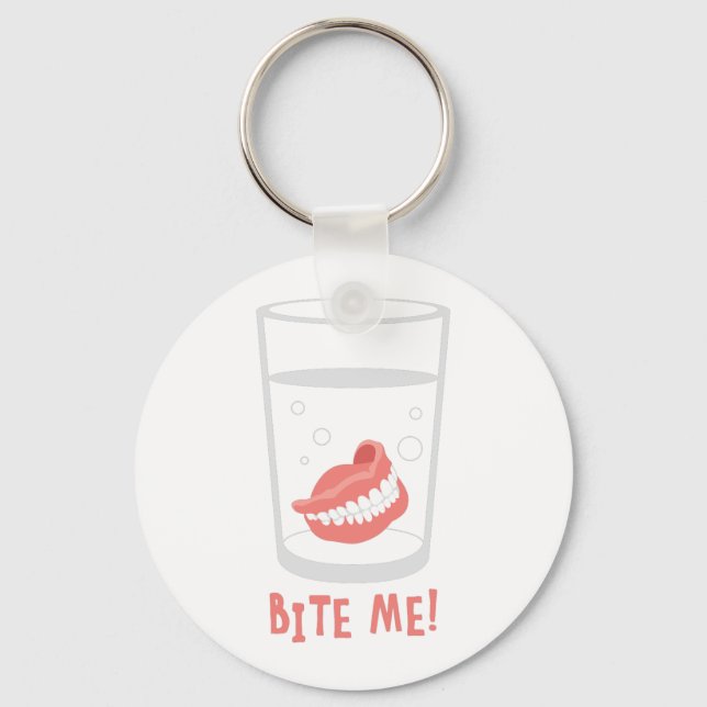 Bite Me Key Ring (Front)