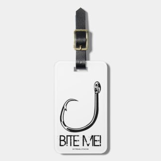 BITE ME! LUGGAGE TAG