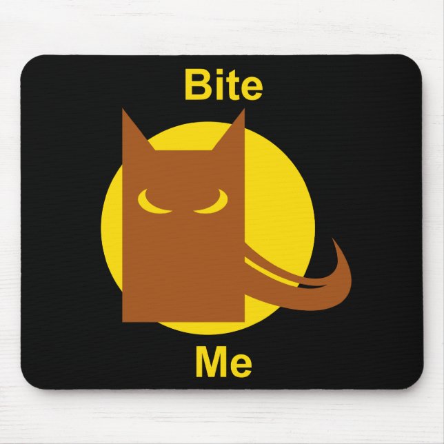 Bite Me Mouse Mat (Front)