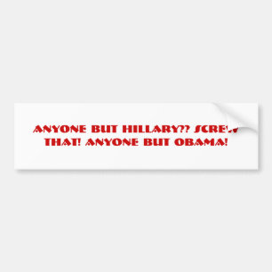 Bite Me Obama! Bumper Sticker