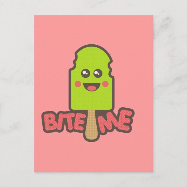Bite Me Postcard (Front)