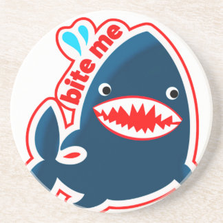 Bite Me Shark Coaster