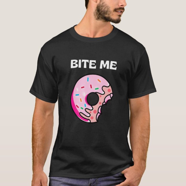 Bite Me Shirt Donut Crew Premium (Front)