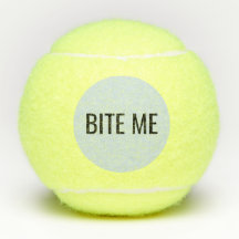 Bite Me Tennis Balls-set of 3