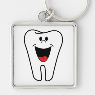 "BITE ME" TOOTH KEY RING