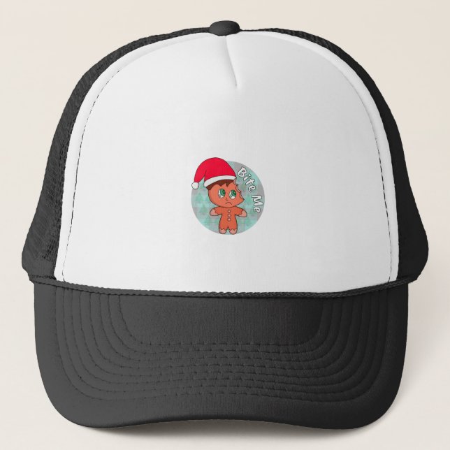 Bite Me Trucker Hat (Front)